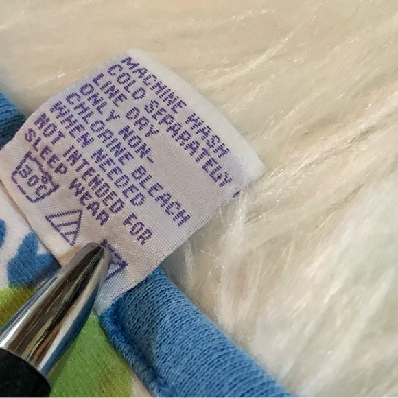 Vtg Gymboree Baby Blanket Reversible Lovey Security Tropical Fish Crab Parrot - Picture 9 of 10